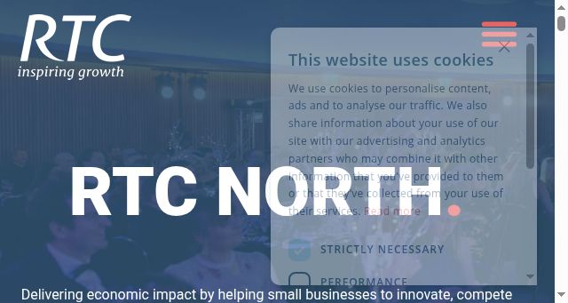Screenshot of rtcnorth.co.uk