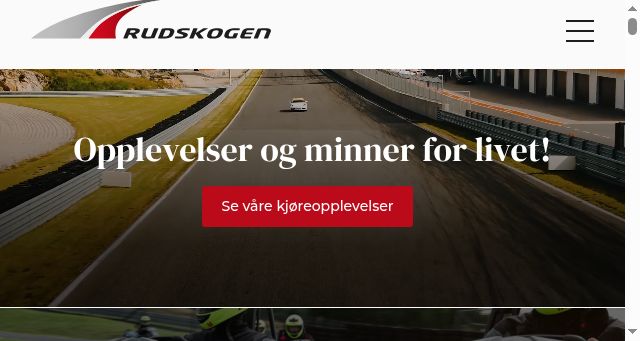 Screenshot of rudskogen.no