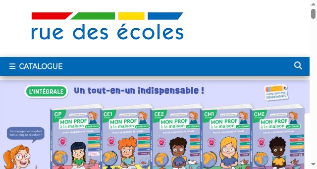 Screenshot of ruedesecoles.com