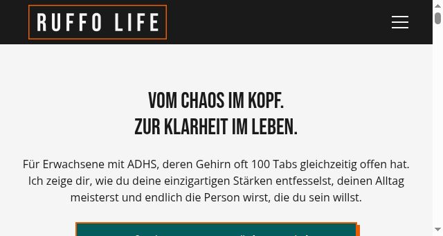 Screenshot of ruffo.life