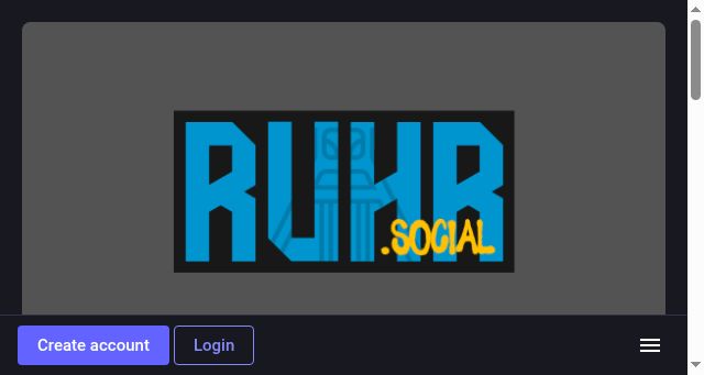Screenshot of ruhr.social