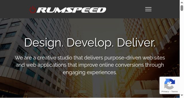 Screenshot of rumspeed.com