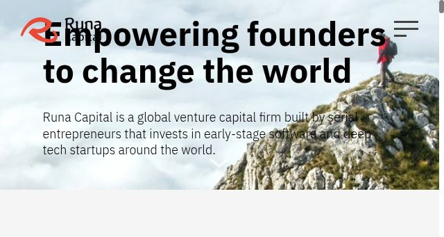 Screenshot of runacap.com