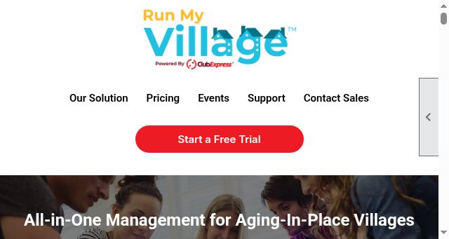 Screenshot of runmyvillage.com