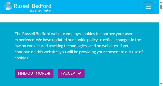 Screenshot of russellbedford.com