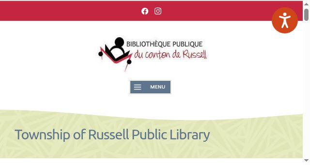 Screenshot of russellbiblio.com