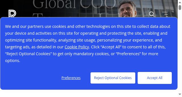 Screenshot of russellreynolds.com