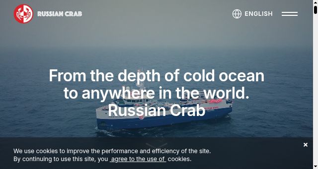 Screenshot of russiancrab.ru