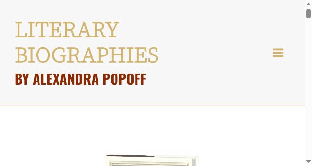 Screenshot of russianliteratureandbiography.com