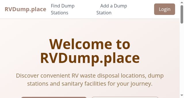 Screenshot of rvdump.place