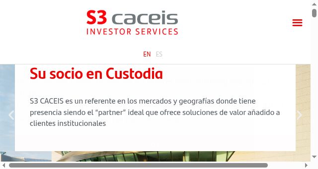 Screenshot of s3caceis.com