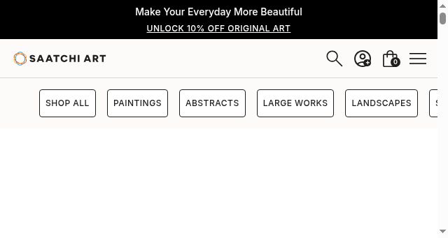 Screenshot of saatchiart.com