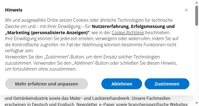 Screenshot of sachon.de