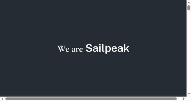 Screenshot of sailpeak.com