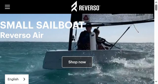 Screenshot of sailreverso.com
