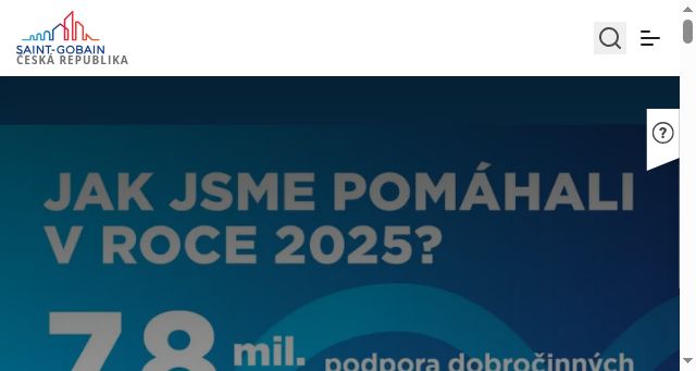 Screenshot of saint-gobain.cz