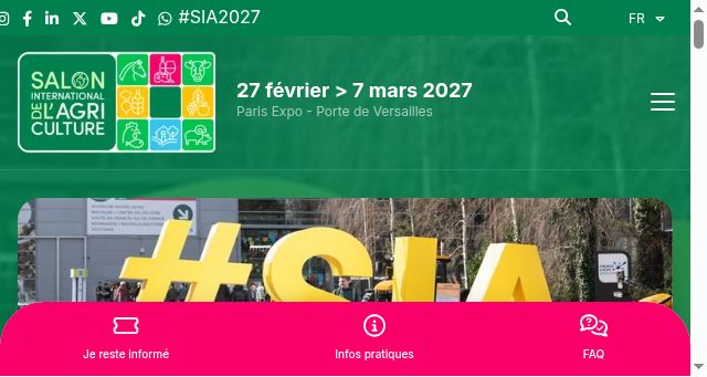 Screenshot of salon-agriculture.com