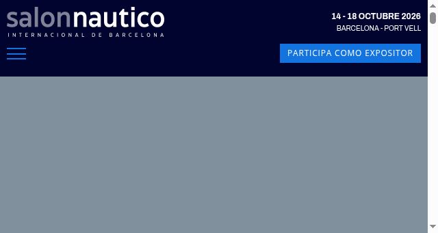 Screenshot of salonnautico.com