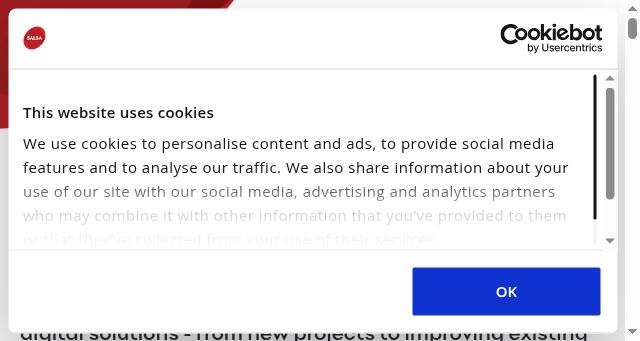 Screenshot of salsa.digital