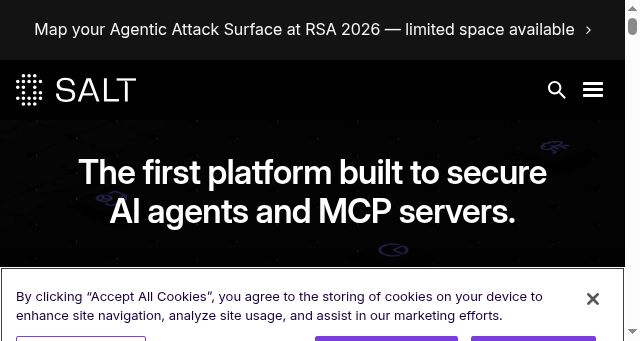 Screenshot of salt.security