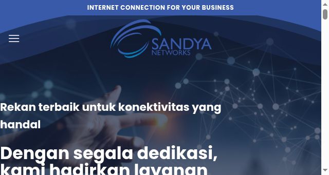 Screenshot of sandya.net.id