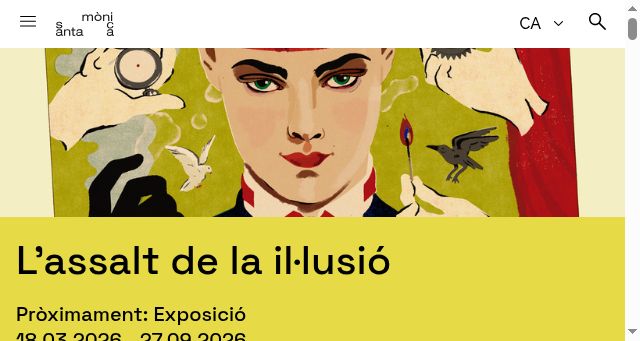 Screenshot of santamonica.cat