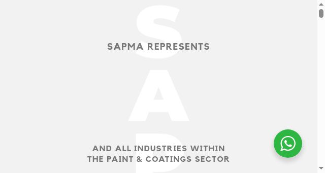 Screenshot of sapma.org.za