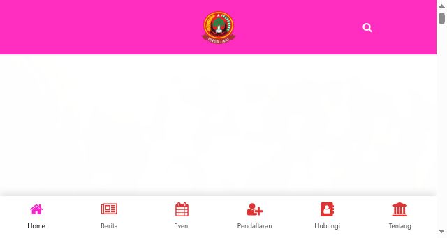 Screenshot of sastra-unes.com