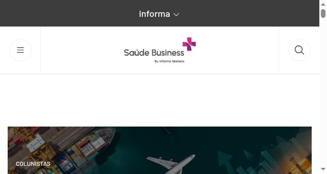 Screenshot of saudebusiness.com
