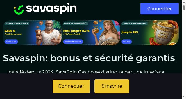 Screenshot of savaspin-fr.net