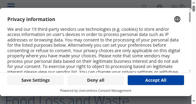 Screenshot of save-food.org