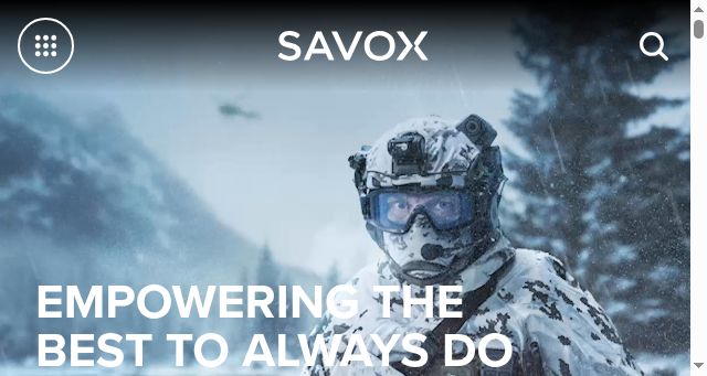 Screenshot of savox.com
