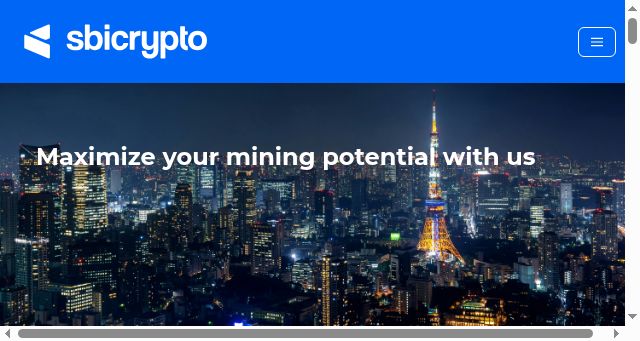 Screenshot of sbicrypto.com