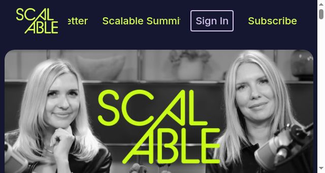 Screenshot of scalablepod.com