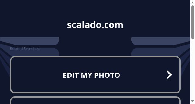 Screenshot of scalado.com