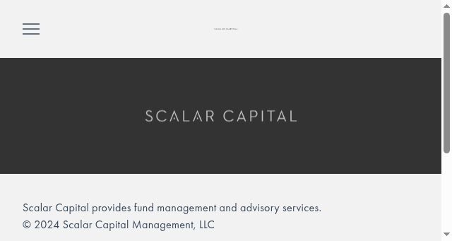 Screenshot of scalar.capital