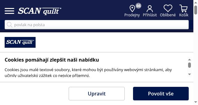 Screenshot of scanquilt.cz