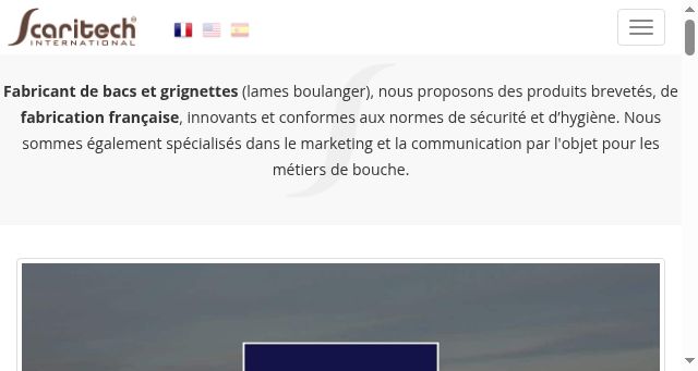 Screenshot of scaritech.com