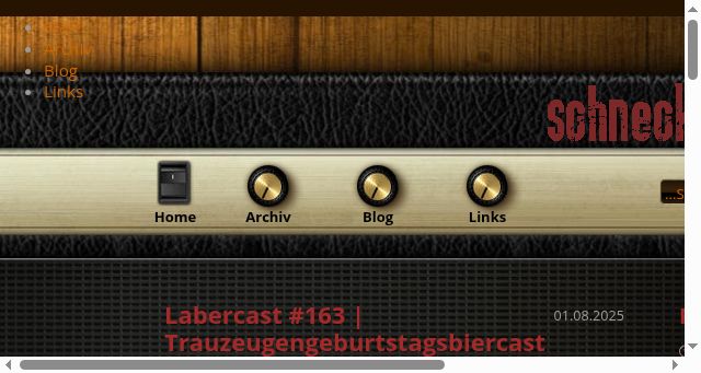 Screenshot of schneckenradio.de