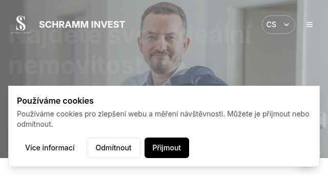 Screenshot of schramm-invest.cz