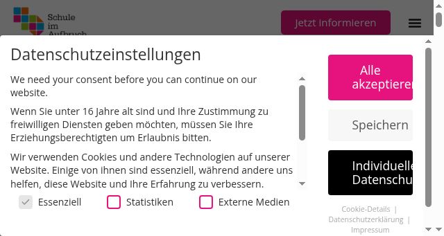 Screenshot of schule-im-aufbruch.de