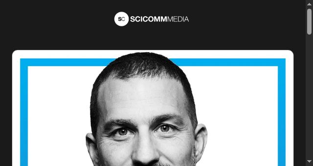 Screenshot of scicommedia.com