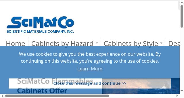 Screenshot of scimatco.com