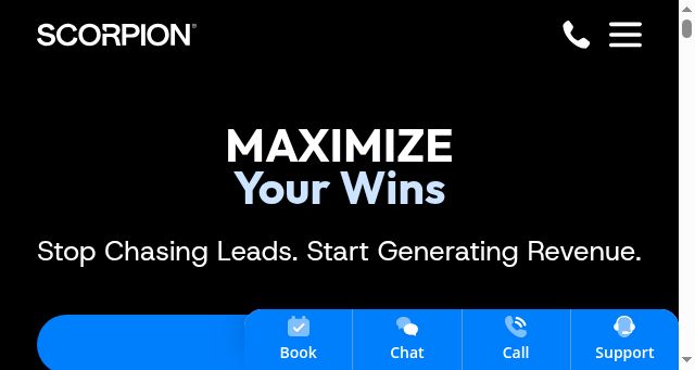 Screenshot of scorpion.co