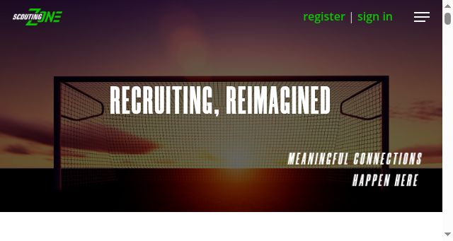 Screenshot of scoutingzone.com