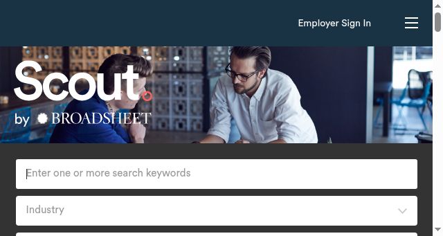 Screenshot of scoutjobs.com.au