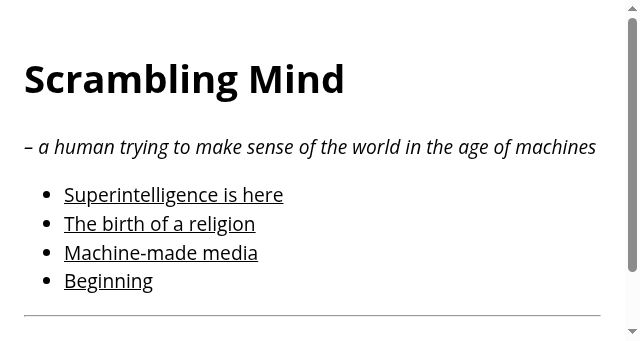 Screenshot of scramblingmind.com