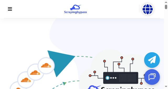 Screenshot of scrapingbypass.com