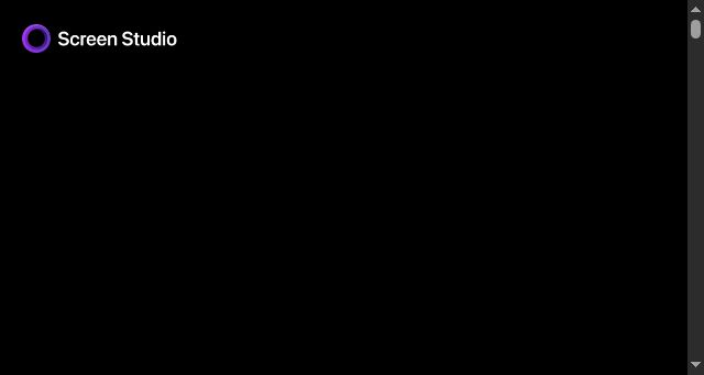 Screenshot of screen.studio