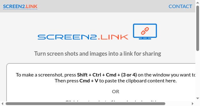 Screenshot of screen2.link